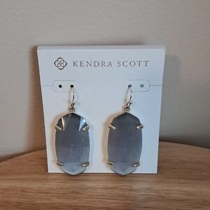 Kendra Scott Gray Stone Earrings